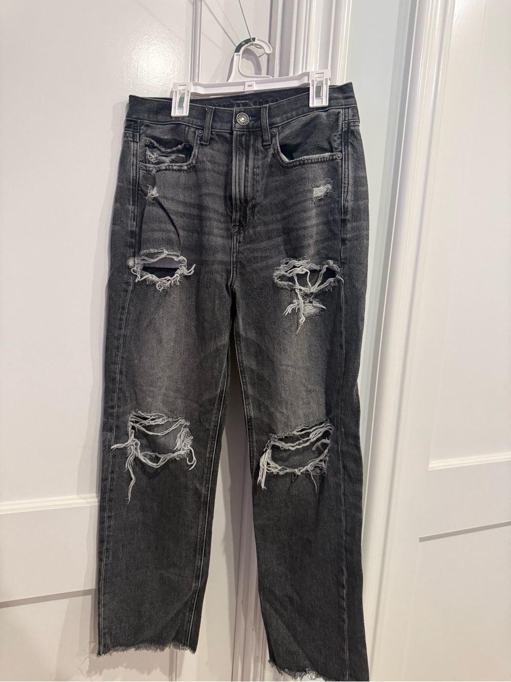 American Eagle Outfitters Black Gray Comfort Stretch Jeans